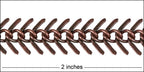 Medium Fishbone chain ANT. COPPER