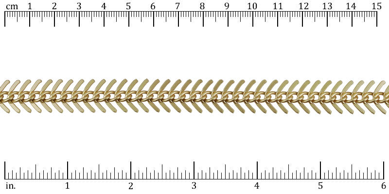 Ruler shown in 1/16-inch increments.<br>Click on image to zoom.