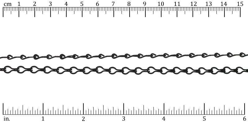 Ruler shown in 1/16-inch increments.<br>Click on image to zoom.