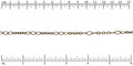 5:3 Oval chain ANT. BRASS