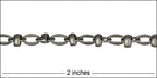 Lauren's chain MATTE GUNMETAL