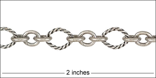 3:1 Nautical Chain ANT. SILVER