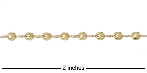 Teardrop Twists chain GOLD