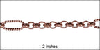 13:1 Rolo Interrupted chain ANT. COPPER