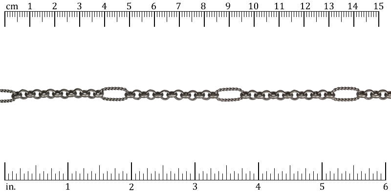 Ruler shown in 1/16-inch increments.<br>Click on image to zoom.