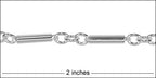Dynamite chain SILVER PLATED