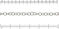 large circle chain MATTE GUNMETAL