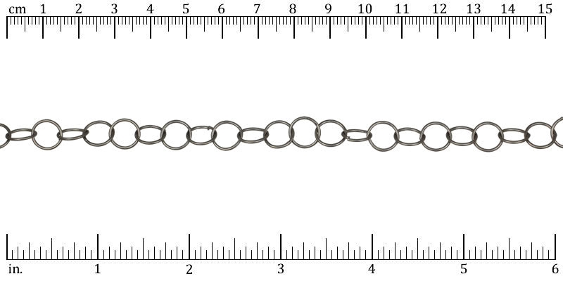Ruler shown in 1/16-inch increments.<br>Click on image to zoom.