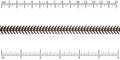 Small TEXTURED Fishbone chain ANTIQUE COPPER