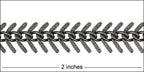 Small TEXTURED Fishbone chain MATTE GUNMETAL