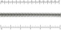 Small TEXTURED Fishbone chain MATTE GUNMETAL