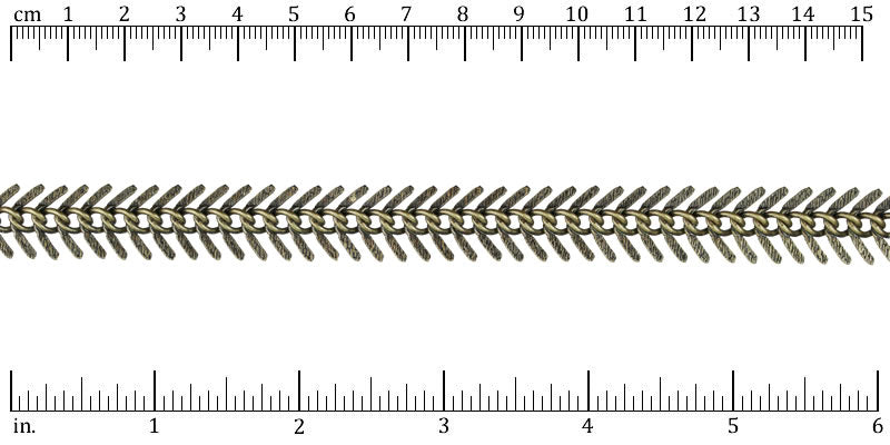 Ruler shown in 1/16-inch increments.<br>Click on image to zoom.