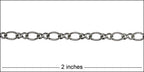 Figure 8 chain ANTIQUE SILVER
