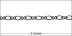 Figure 8 chain GUNMETAL