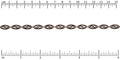 Large Filigree chain ANTIQUE COPPER