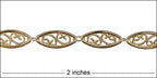 Large Filigree chain GOLD