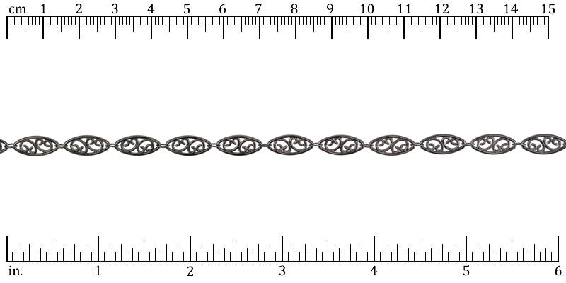 Ruler shown in 1/16-inch increments.<br>Click on image to zoom.