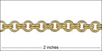 5mm Double Link chain MATTE GOLD