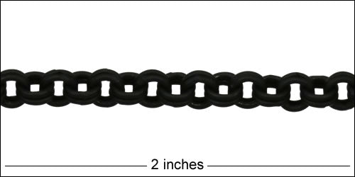5mm Double Link chain NITE BLACK