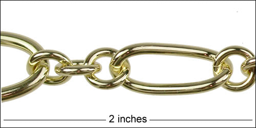 TWISTED OVAL chain GOLD