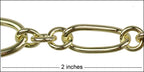 TWISTED OVAL chain GOLD