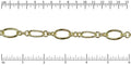 TWISTED OVAL chain GOLD
