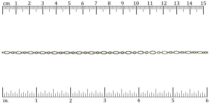 Ruler shown in 1/16-inch increments. Click on image to zoom.