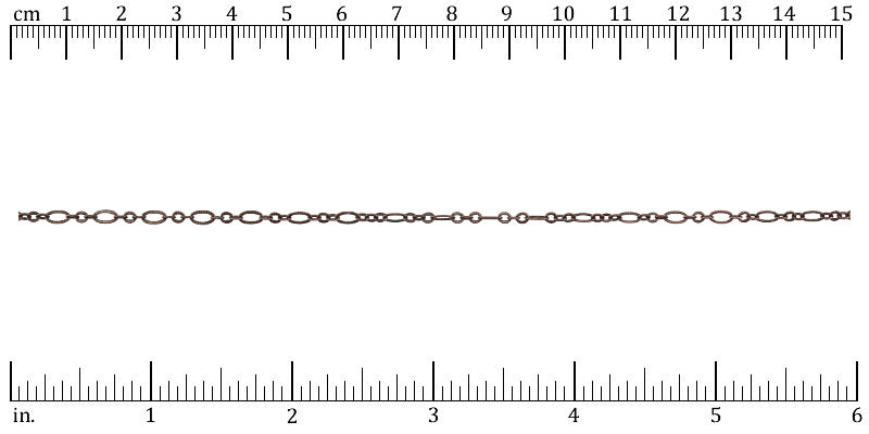 Ruler shown in 1/16-inch increments. Click on image to zoom.