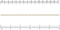 etched 3:1 figaro chain GOLD
