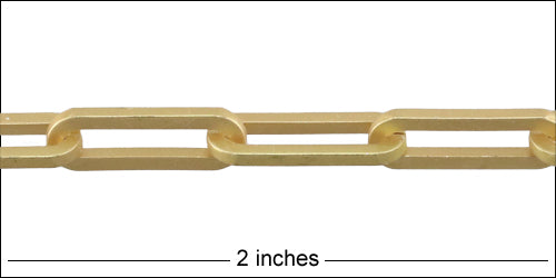 Close up of 2" of chain