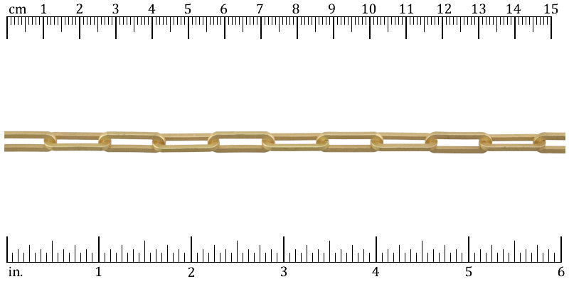 Ruler shown in 1/16-inch increments. Click on image to zoom.