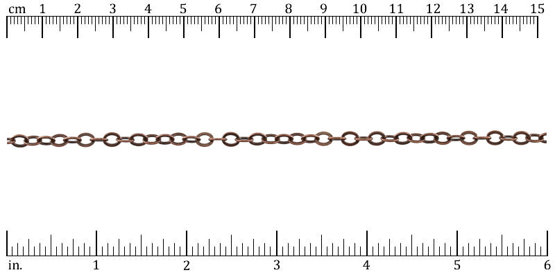 Ruler shown in 1/16-inch increments. Click on image to zoom.