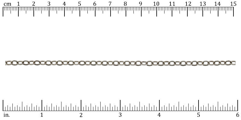 Ruler shown in 1/16-inch increments. Click on image to zoom.