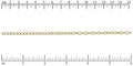 Round Cable chain MATTE GOLD