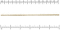 3mm Double Link chain MATTE GOLD
