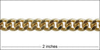 6.5mm Curb chain GOLD