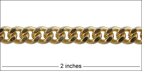 6.5mm Curb chain GOLD
