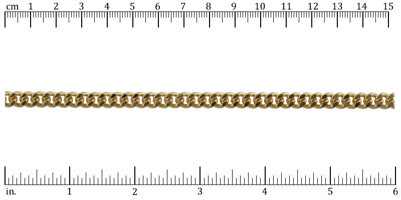 Ruler shown in 1/16-inch increments.<br>Click on image to zoom.