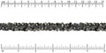 shell dangles chain GUNMETAL