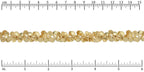 Shell Dangles Chain with Matte Gold Plating