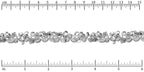 Shell Dangles Chain with Rhodium Plating