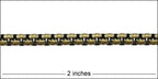 Venetian Rolo chain ANTIQUE BRASS