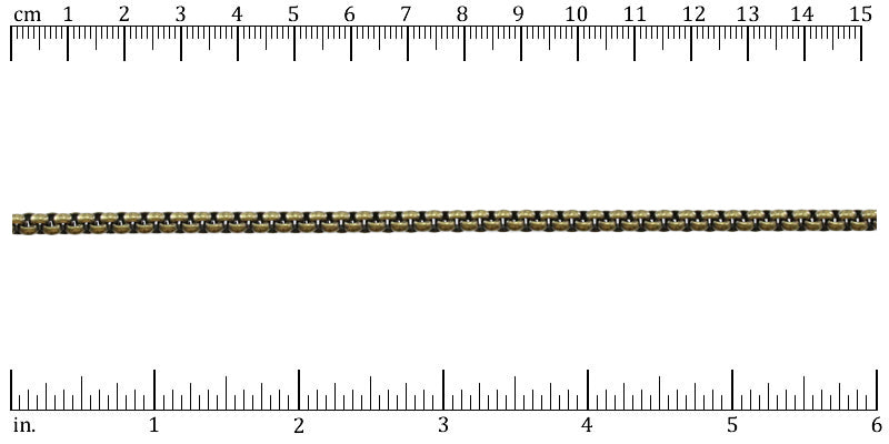 Ruler shown in 1/16-inch increments.<br>Click on image to zoom.