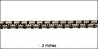 Venetian Rolo chain ANTIQUE SILVER