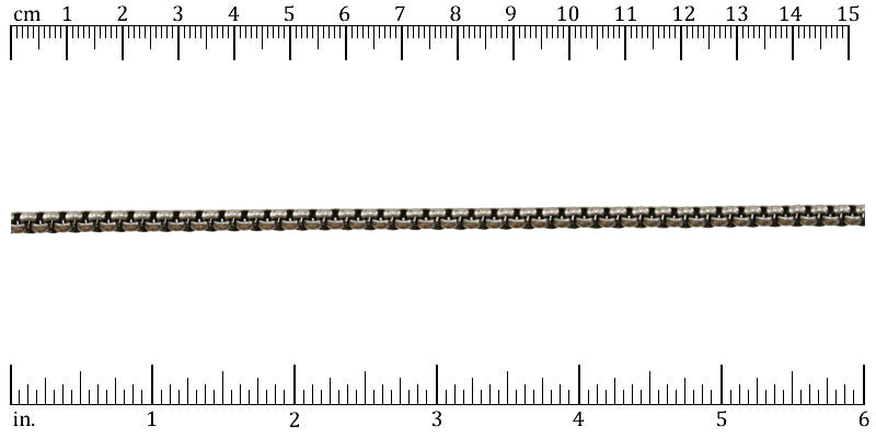 Ruler shown in 1/16-inch increments.<br>Click on image to zoom.