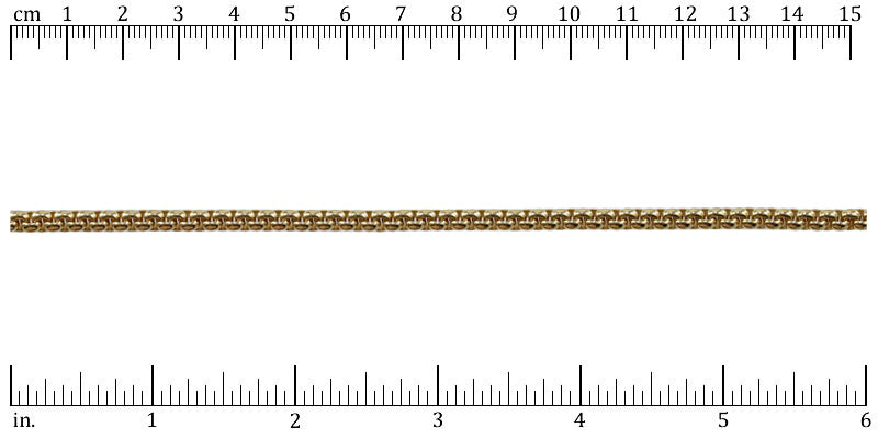 Ruler shown in 1/16-inch increments.<br>Click on image to zoom.