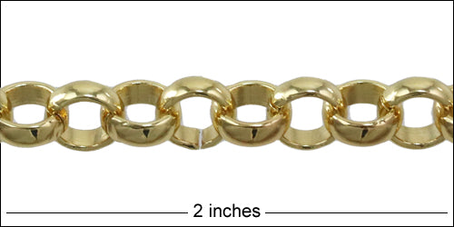 9mm Rolo chain GOLD