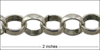 13mm Rolo chain ANT. SILVER