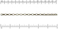 5x7mm OVAL chain ANT. BRASS