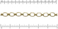 2-Size Oval Link chain GOLD